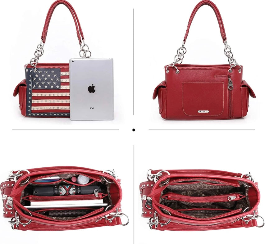 Montana West American Pride Concealed Collection Satchel