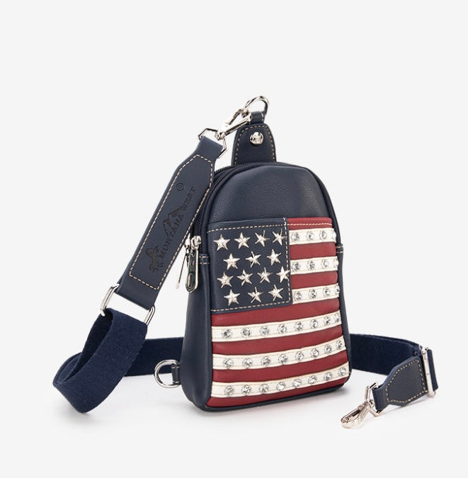 Montana West American Pride Collection Sling Bag